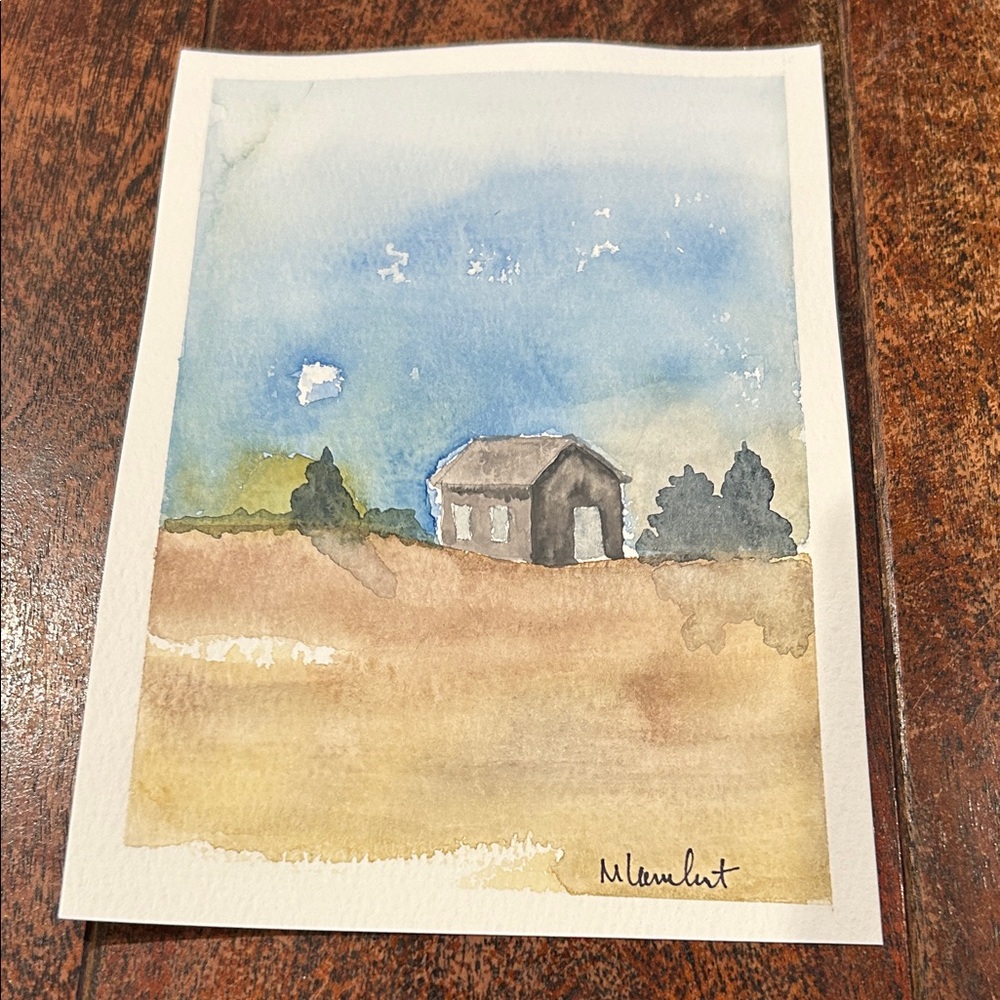 Original watercolor painting
